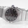 Omega Constellation Manhattan Quartz Diamond Grey Dial