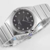 Omega Constellation Manhattan Quartz Diamond Grey Dial