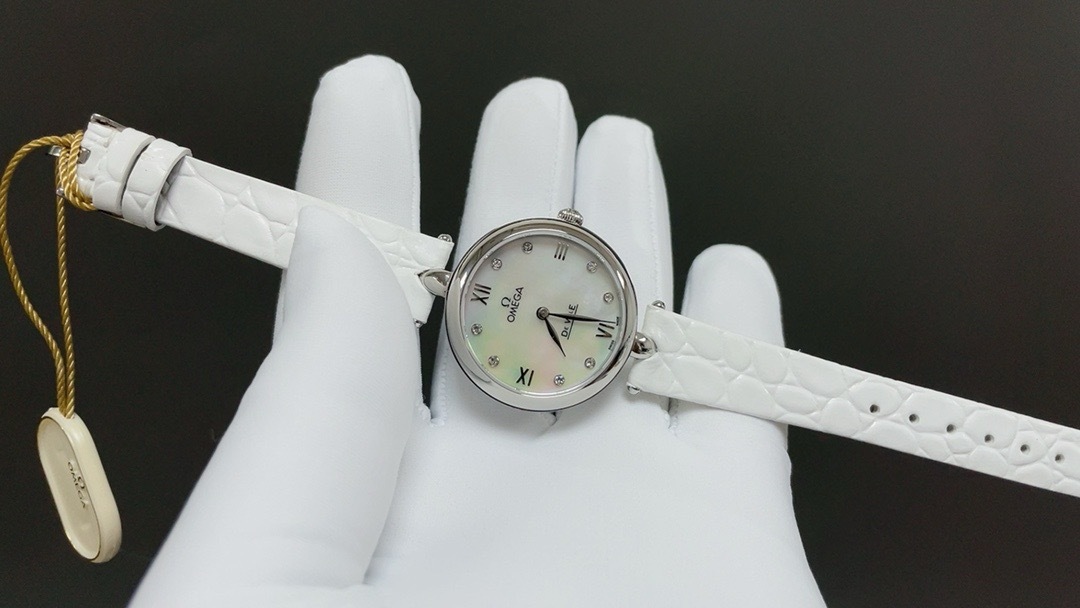 OMEGA De Ville Prestige Dewdrop 27mm 424.13.27.60.51.001 woman