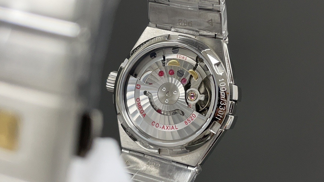 Constellation Co-Axial 38 Stainless Steel Omega Constellation Men Diamanten Co-Axial Herrenuhr 123.10.38.21.51.001