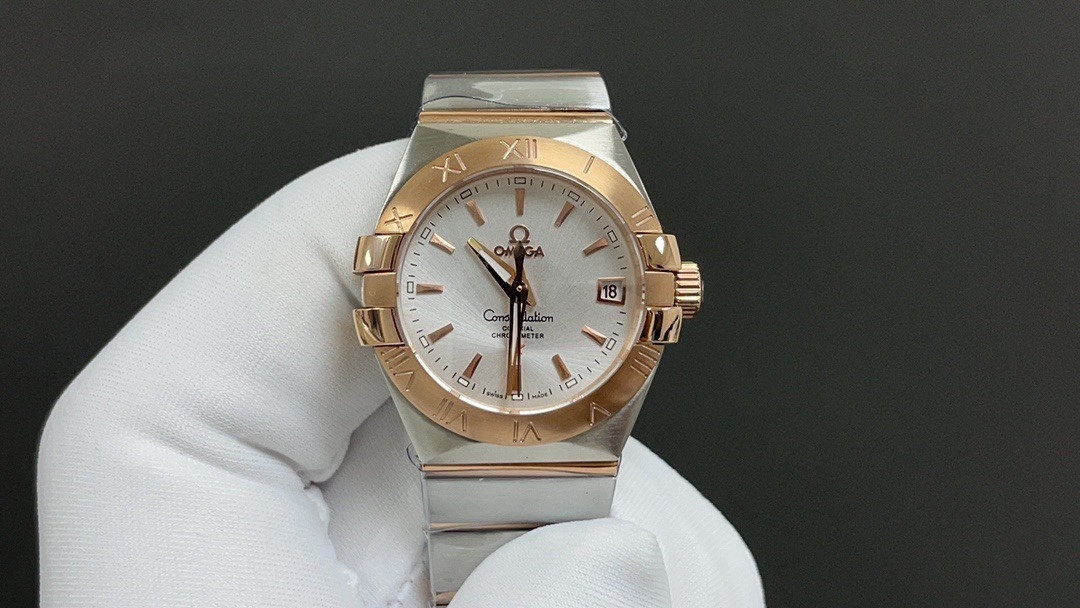 OMEGA Constellation Co-Axial Automatic Winding 18K Yellow Gold Stainless Steel