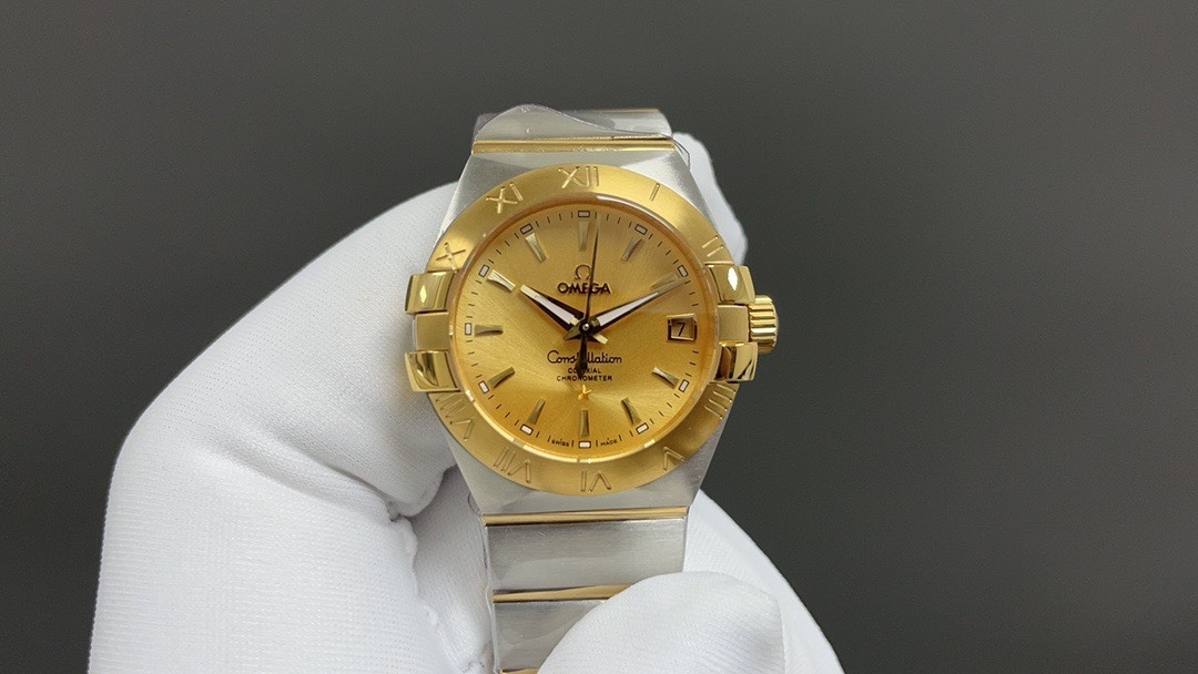 OMEGA Constellation Co-Axial Automatic Winding 18K Yellow Gold Stainless Steel