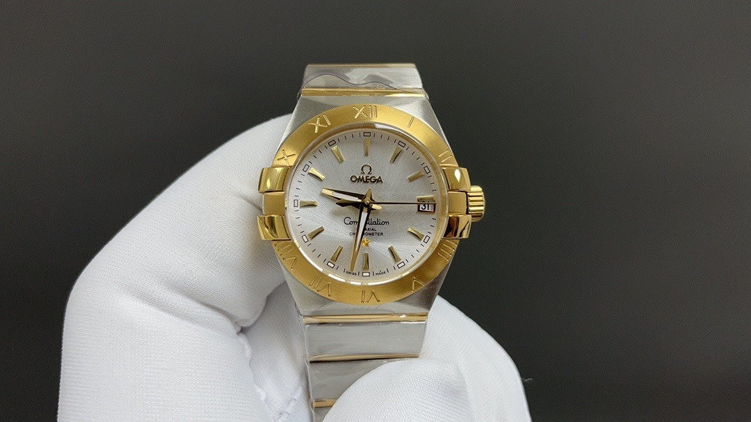 OMEGA Constellation Co-Axial Automatic Winding 18K Yellow Gold Stainless Steel