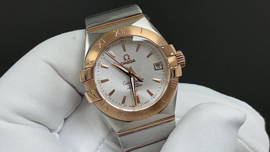 OMEGA Constellation Co-Axial Automatic Winding 18K Yellow Gold Stainless Steel
