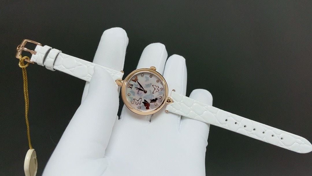 Omega De Ville Prestige 424.57.33.20.55.002 Automatic black leather strapblack leather strap  gold Very good