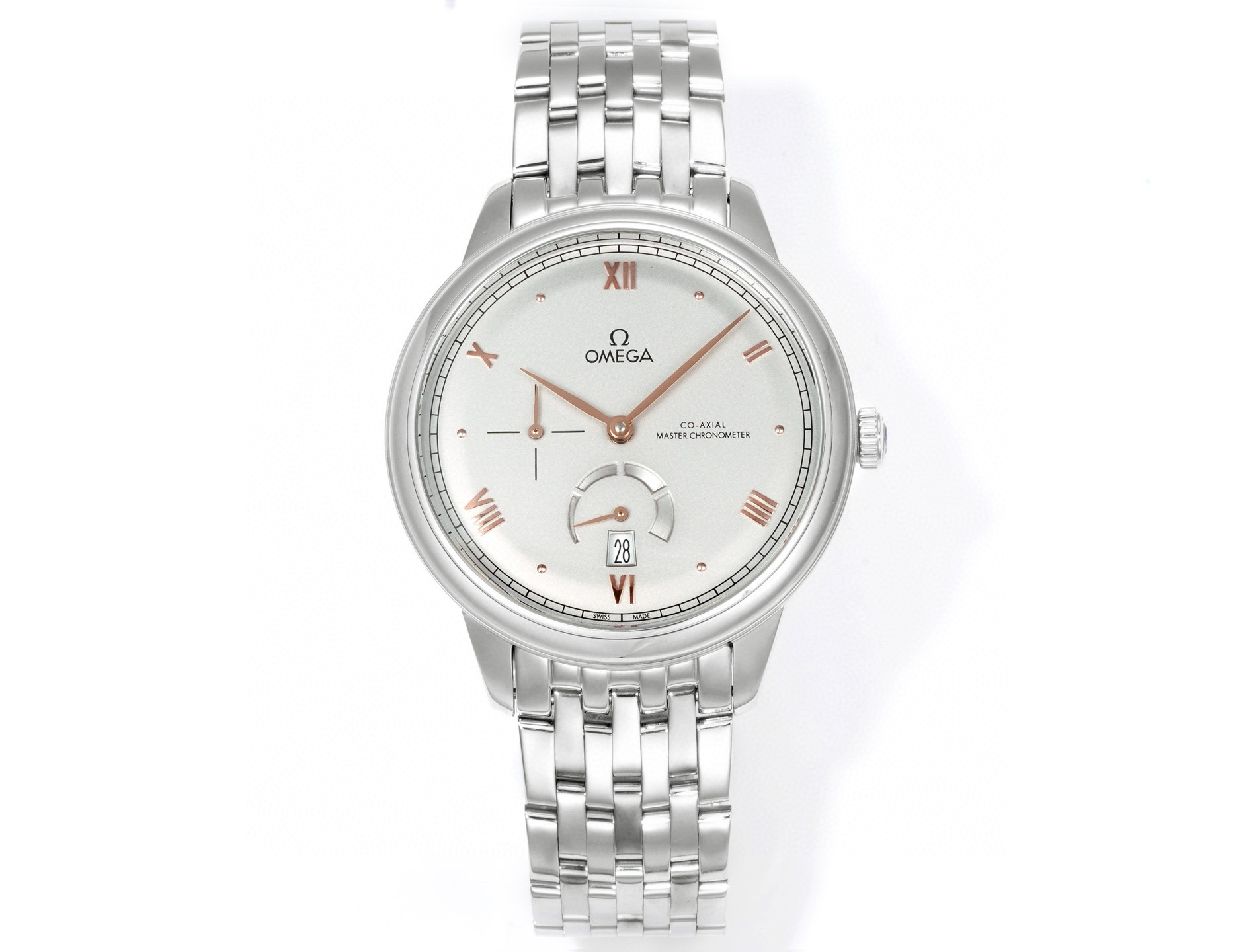 Omega Prestige De Ville Steel Master Chronometer Certified Watch .