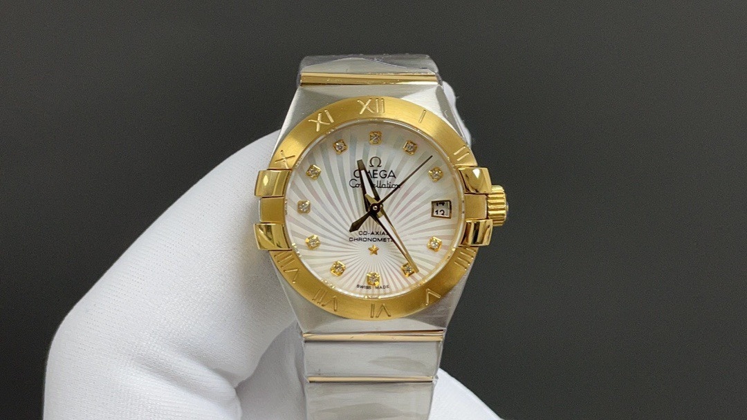 Omega Constellation 31 Co-Axial Diamond Ladies Watch 123.25.31.20.58.001