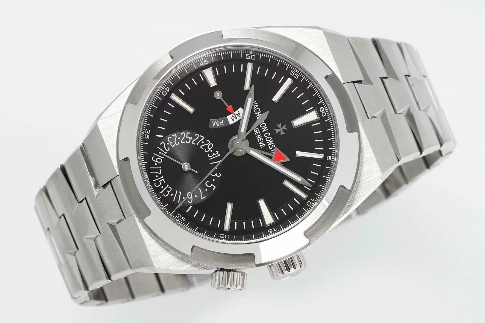 Top-grade watches 01039 Vacheron Constantin Overseas dual time - 41 mm - Steel Watch