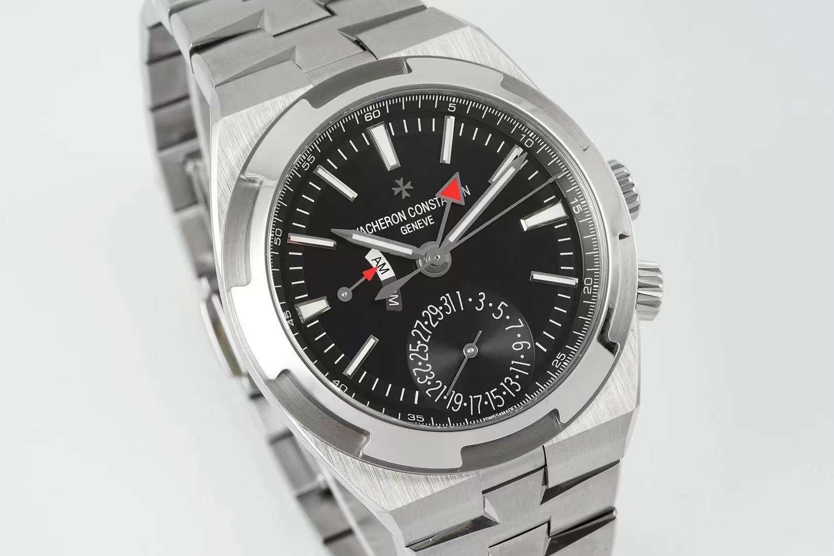 Top-grade watches 01039 Vacheron Constantin Overseas dual time - 41 mm - Steel Watch