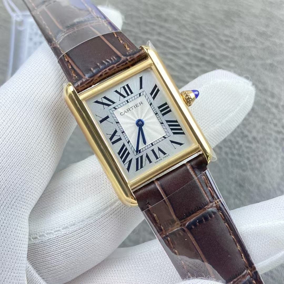 Cartier Tank Solo Small 18K Rose Gold 24mm x 30.5mm W5200024 Box Papers