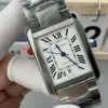 Cartier Tank Solo XL 31 x 41mm W5200028 Silver Dial Steel Automatic Box Papers