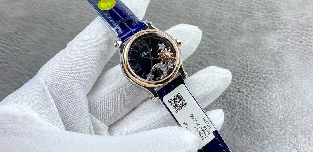 Chopard  Happy Sport Blue Dial Unisex Watch