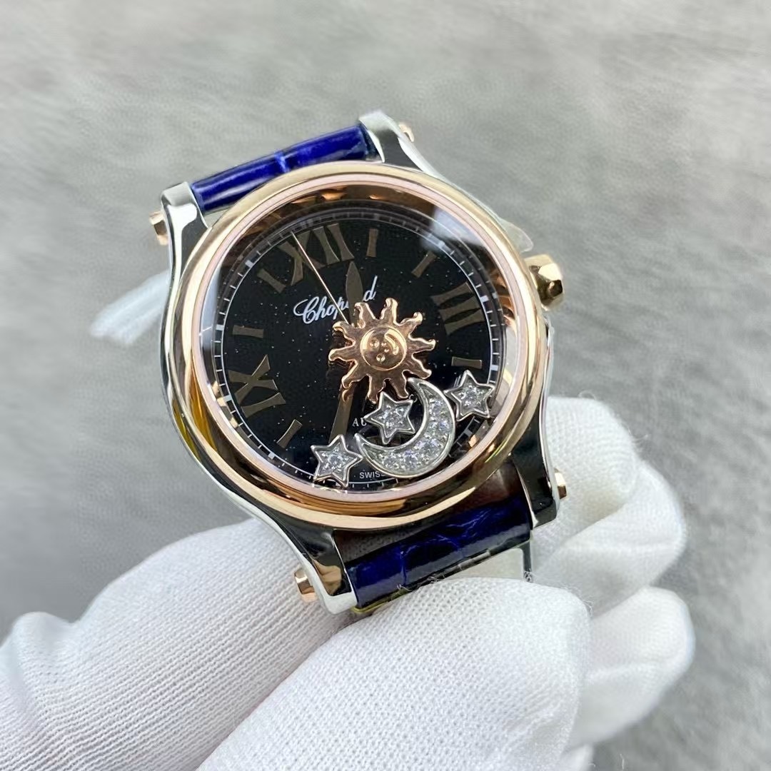 Chopard  Happy Sport Blue Dial Unisex Watch