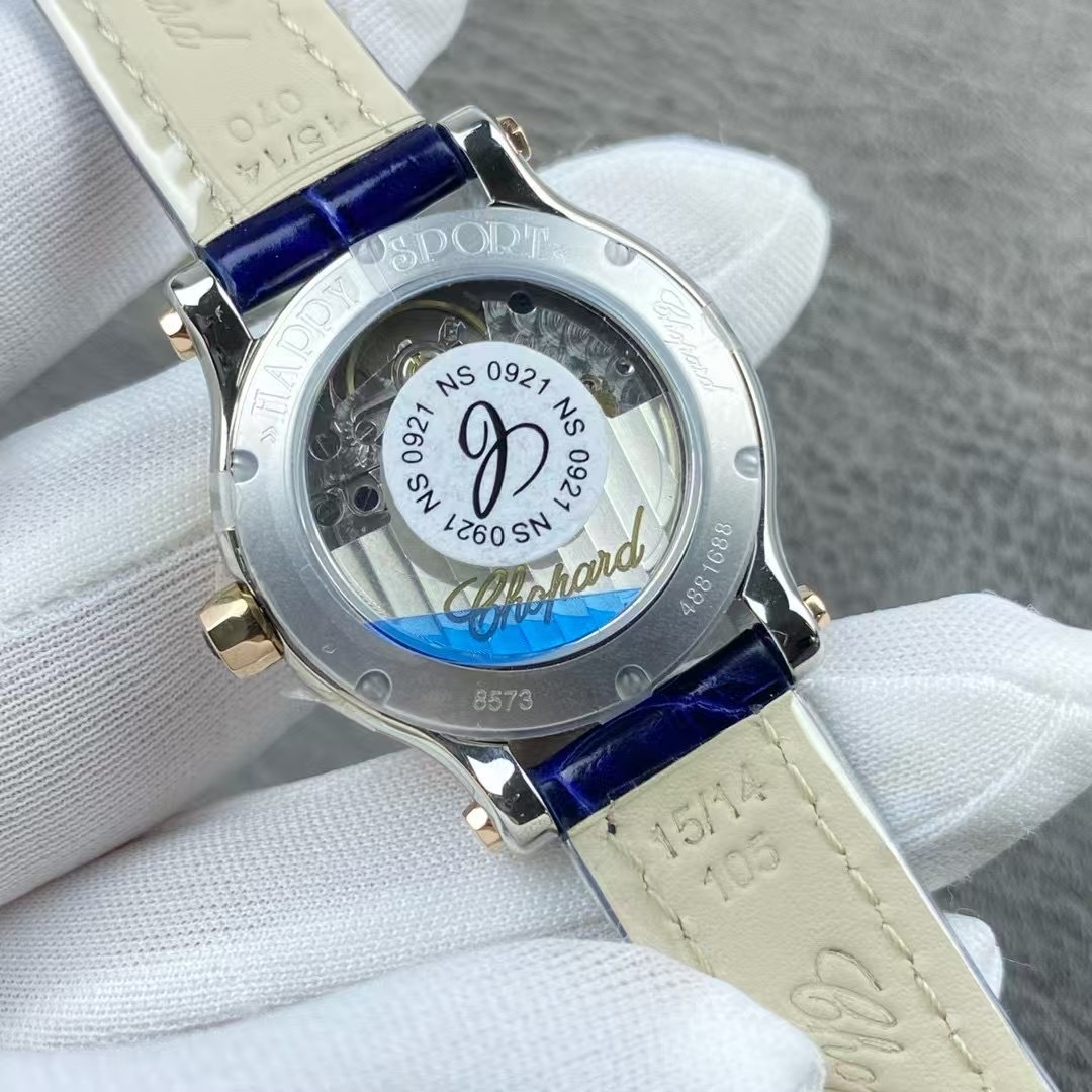 Chopard  Happy Sport Blue Dial Unisex Watch