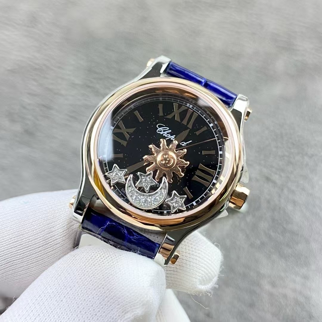 Chopard  Happy Sport Blue Dial Unisex Watch