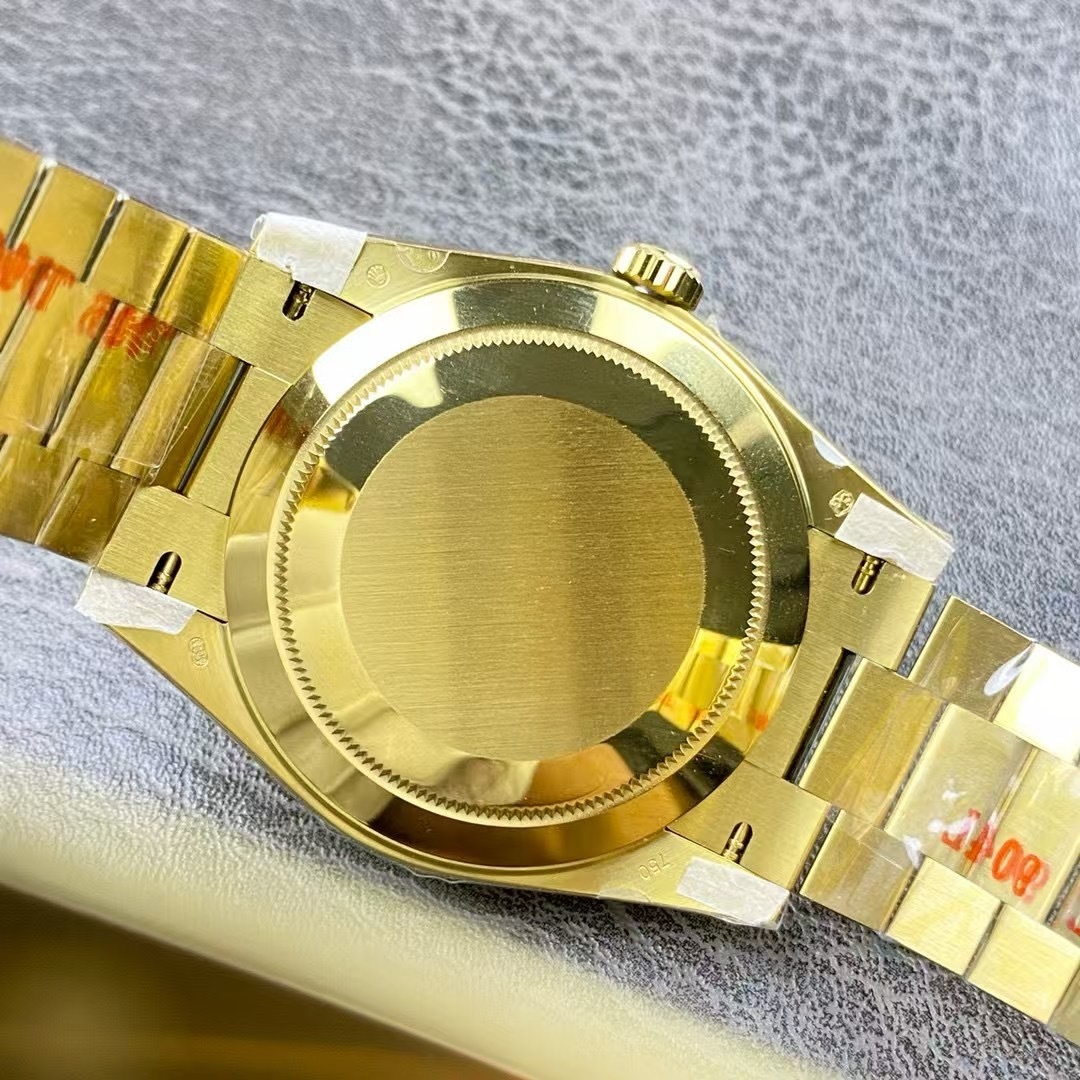 Rolex Day-Date 40mm Yellow Gold President Black Dial - 228238