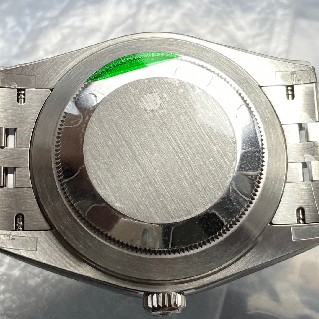 Rolex Datejust II 41 mm Black Oyster Steel 18K White Gold Bezel Watch 126334