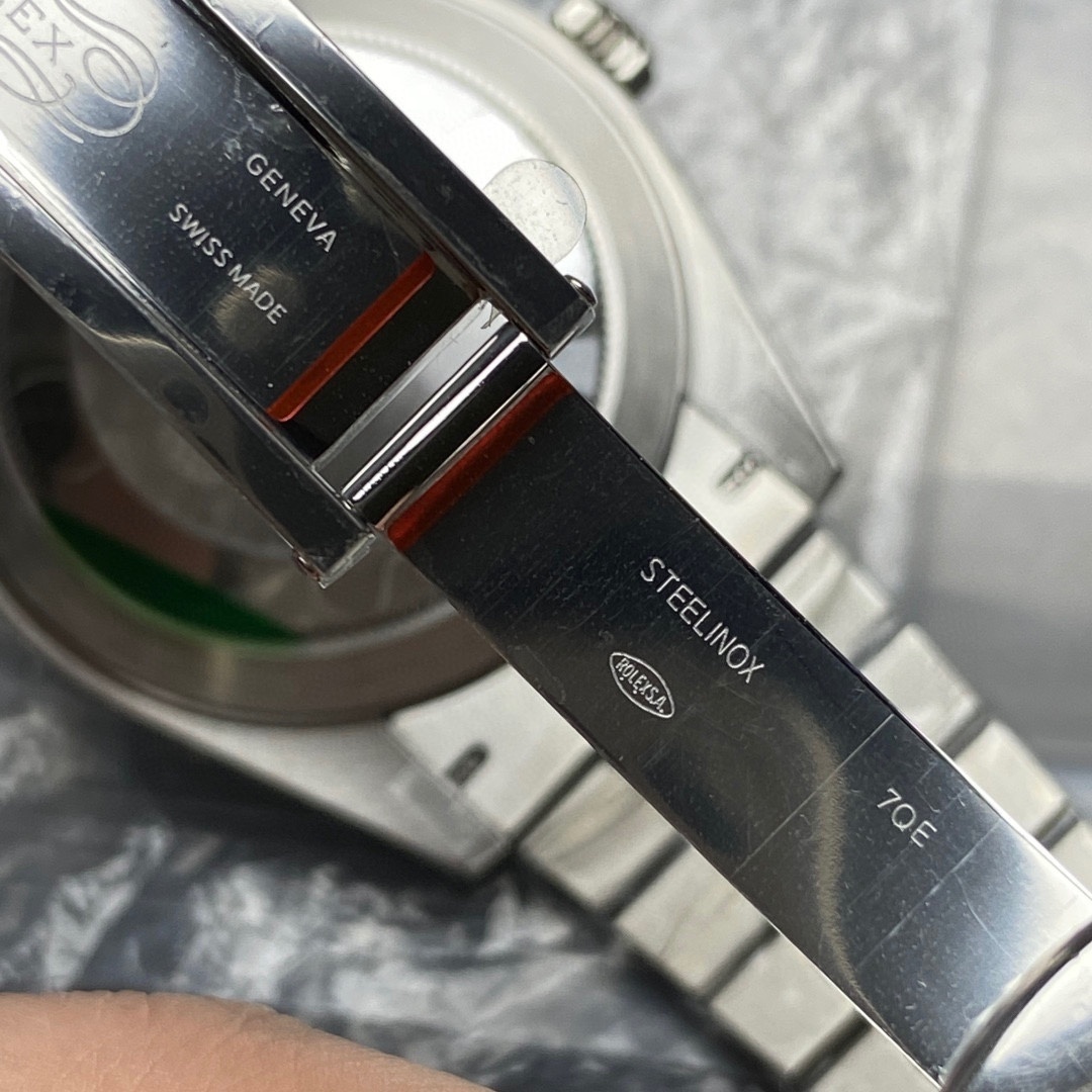 Rolex Datejust II 41 mm Black Oyster Steel 18K White Gold Bezel Watch 126334