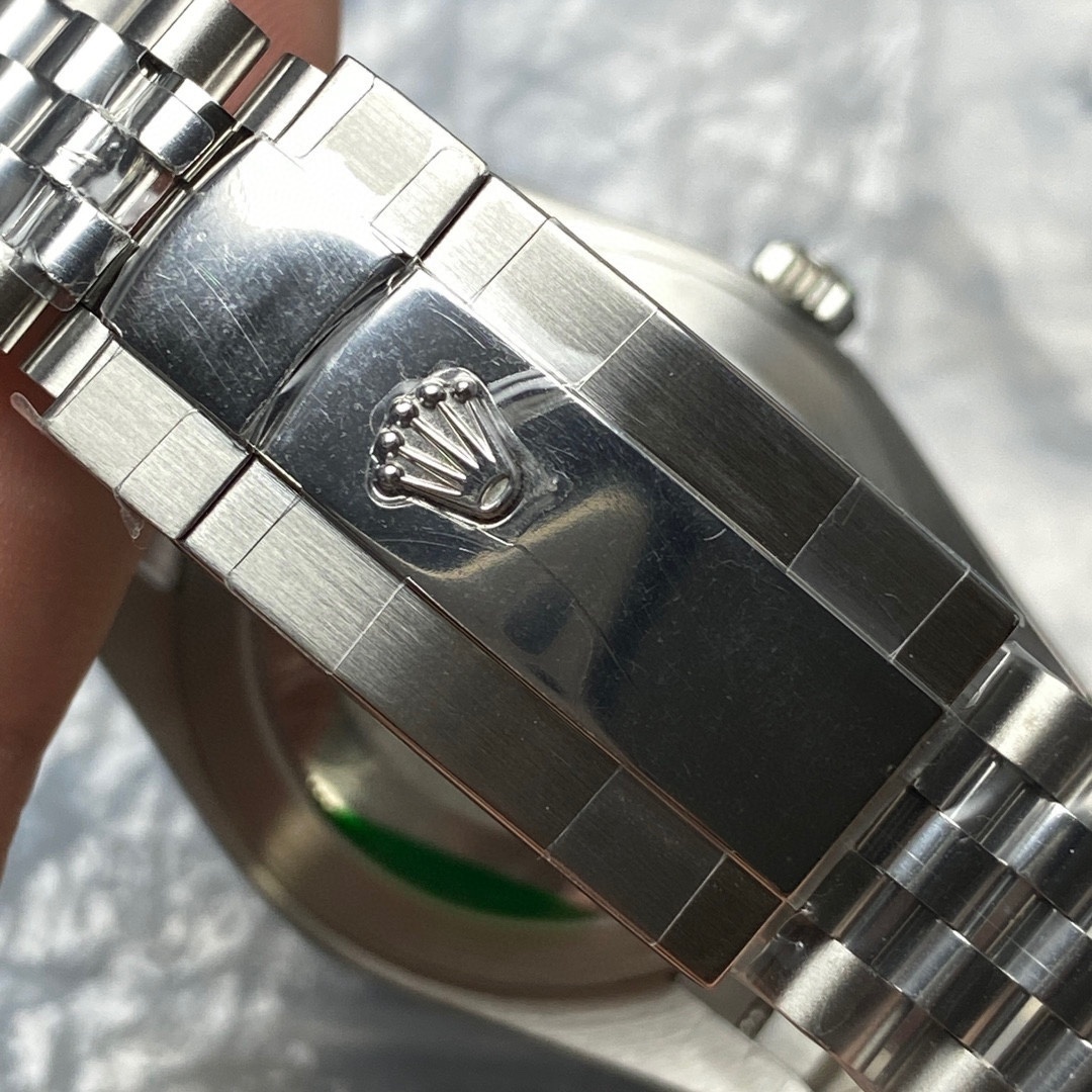 Rolex Datejust II 41 mm Black Oyster Steel 18K White Gold Bezel Watch 126334