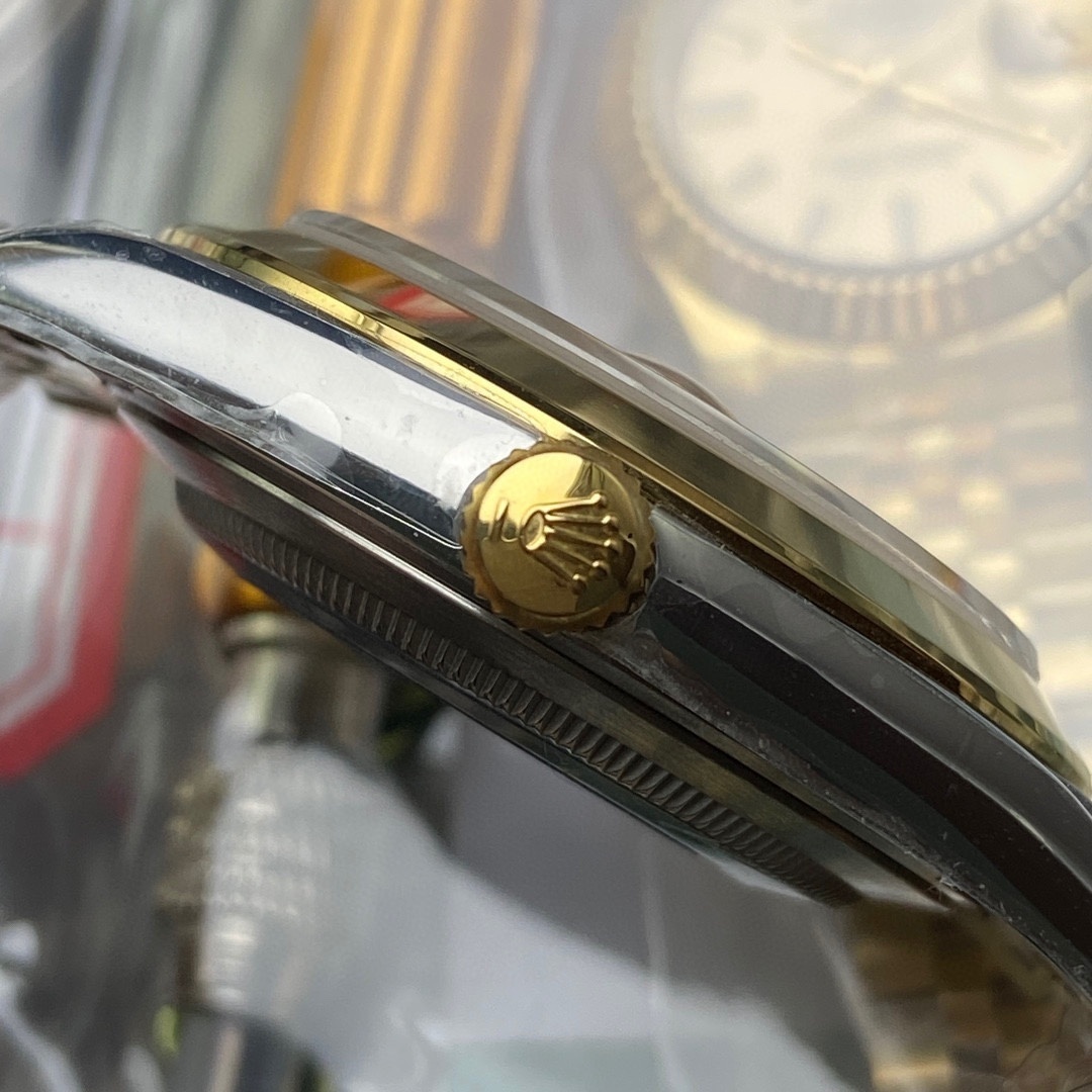 Rolex Datejust 41 18k Yellow Gold/Steel Champagne Dial Mens Watch 126303