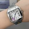 Cartier Santos De Cartier Large - Silver Opaline dial