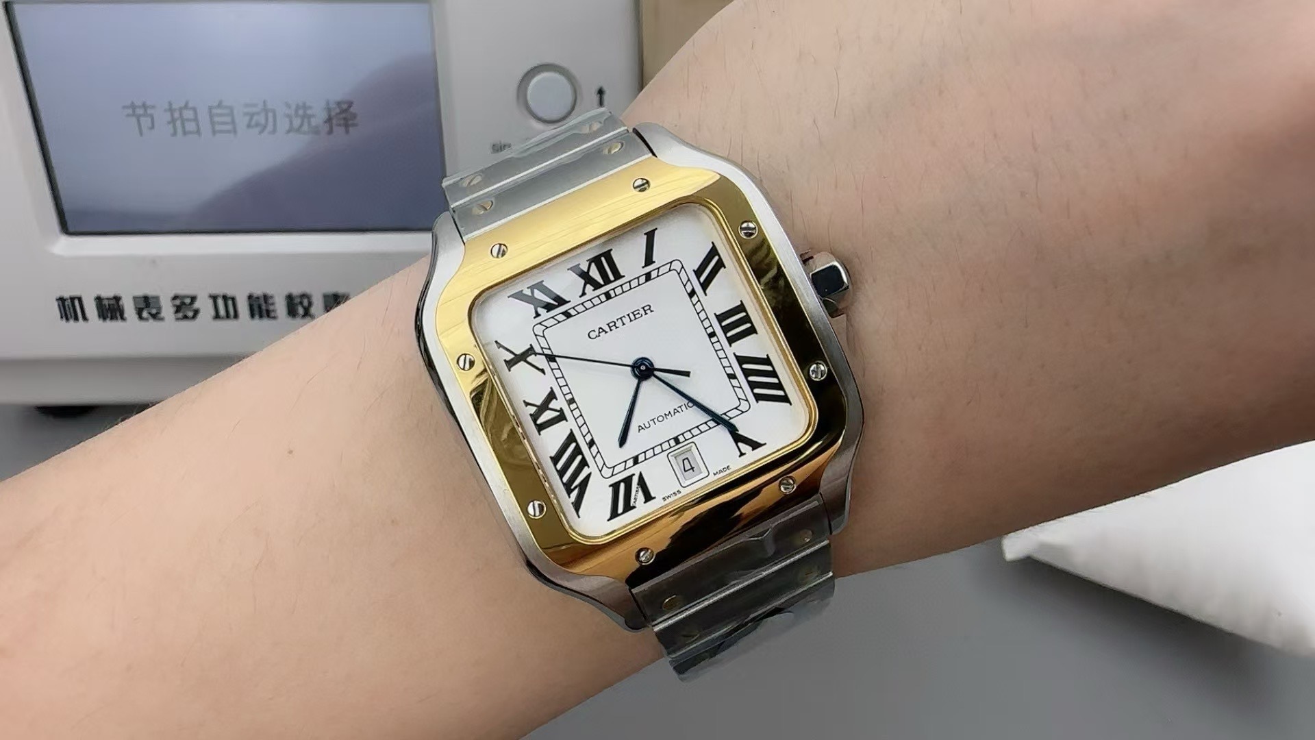 Cartier De Santos Rep Watch W2SA0006 2018 Rose Gold