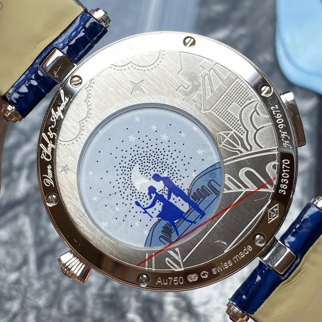 Top-grade watches 01639 Van Cleef & Arpels Lady Arpels Pont des Amoureux watch 18K white gold, Diamond