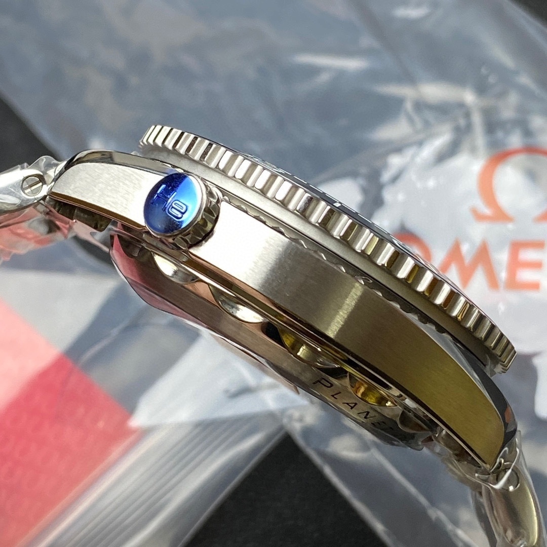 Top-grade watches 01759 Seamaster Planet Ocean 600M 45.5 mm, steel on steel 215.30.46.51.01.002