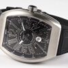 Franck Muller Vanguard 45mm V45SCDTACNR Black Arabic Dial Black Strap B&P