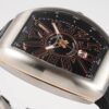 Franck Muller 1 1 watch steel case black face black hour markers