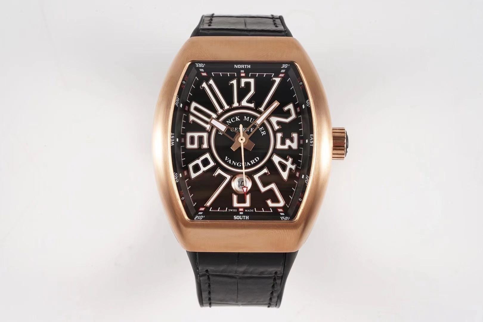 Franck Muller Vanguard 18k Rose Gold 44mm Case Diameter Date Ref. V 45 SC DT