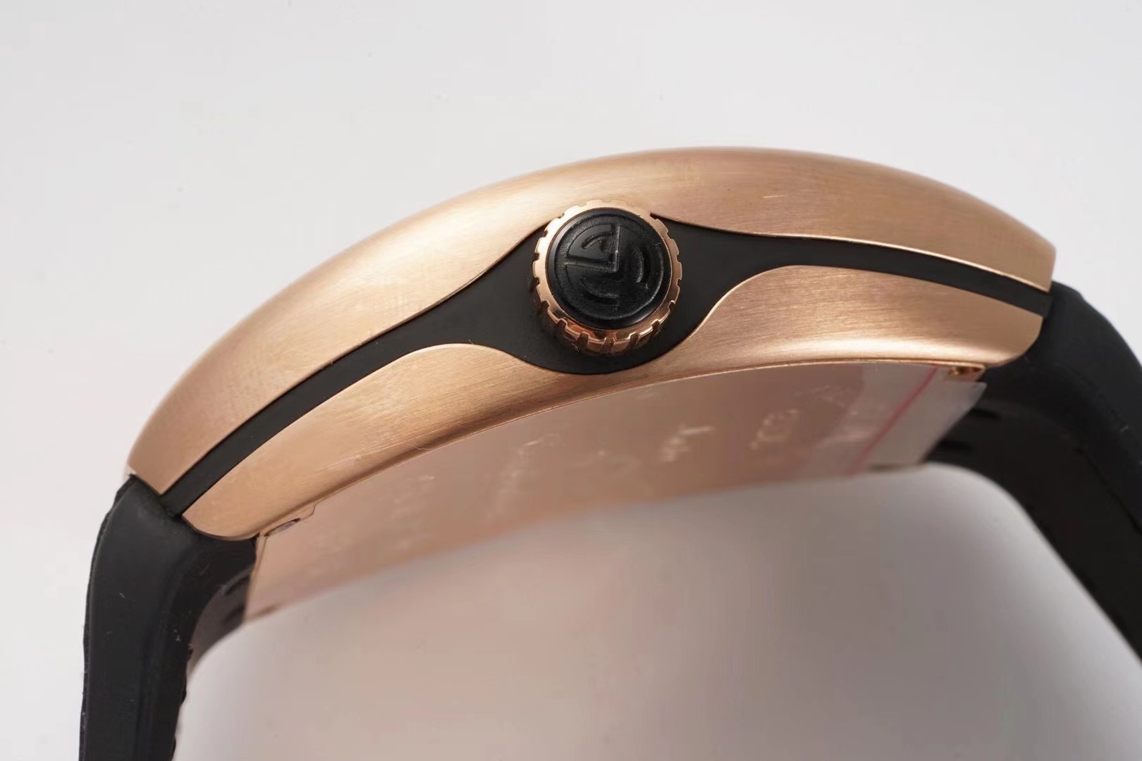 Franck Muller  Vanguard 18kt Rose Gold Leather Strap Men's Watch V 45 SC DT 5N NR