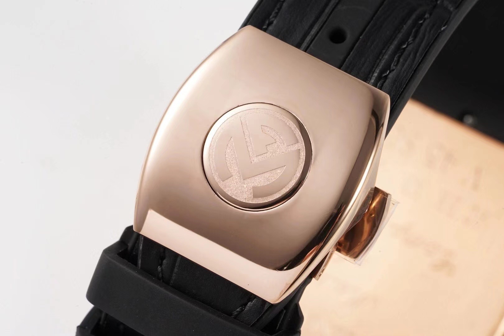 Franck Muller  Vanguard 18kt Rose Gold Leather Strap Men's Watch V 45 SC DT 5N NR