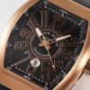 Franck Muller  Vanguard 18kt Rose Gold Leather Strap Men's Watch V 45 SC DT 5N NR
