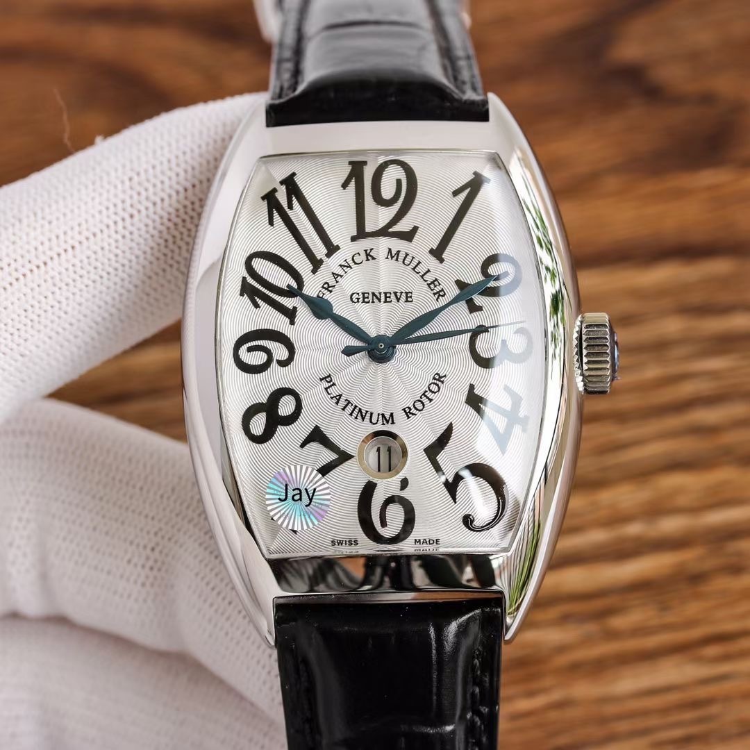 Franck Muller Cintree Curvex Automatic White Dial Men’s Watch