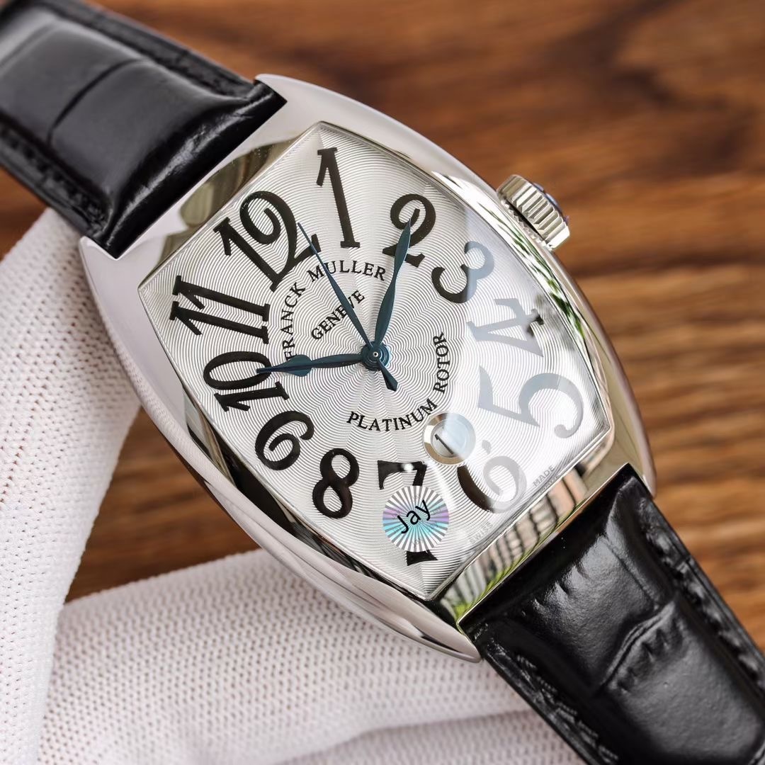 Franck Muller Cintree Curvex Automatic White Dial Men's Watch