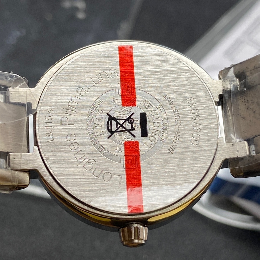 Longines PrimaLuna Moonphase MOP Diamond Dial Ladies Watch L8.116.4.87.6