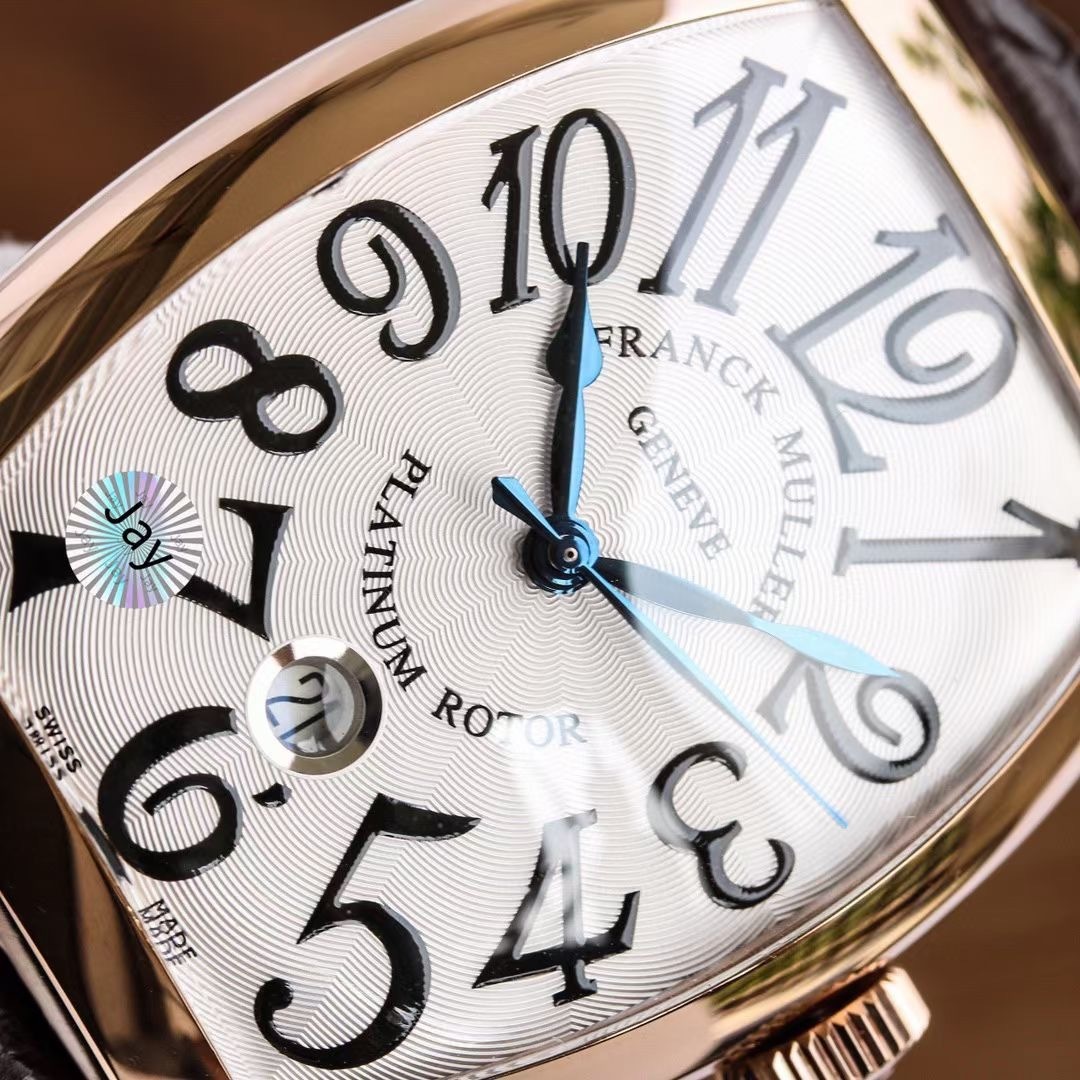 Franck Muller Franck Muller Cintree Curvex Brown Band Timepiece