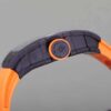 RM 035-01 Rafael Nadal NTPT Carbon on Orange Rubber Strap