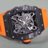 RM 035-01 Rafael Nadal NTPT Carbon on Orange Rubber Strap