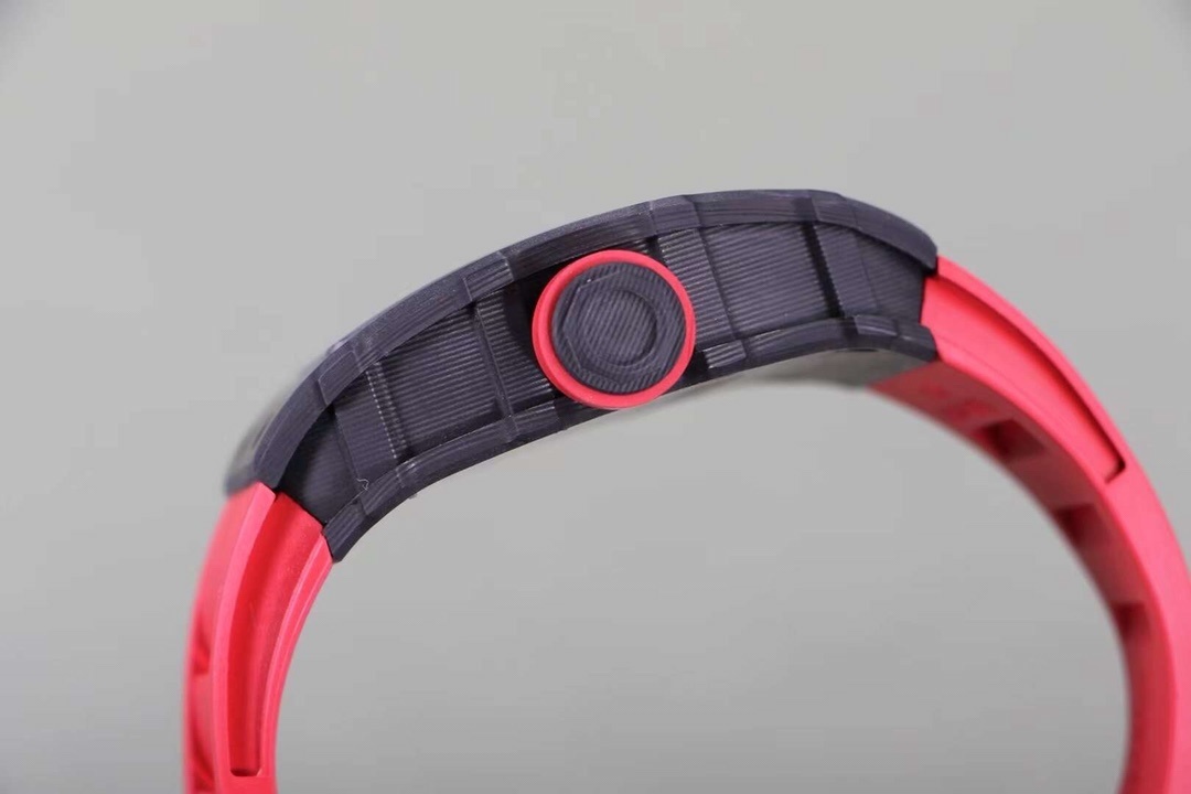 Top-grade watches 02019 Richard Mille RM 35-01 Replica AAA Swiss Clone with Carbon Case and Red Strap