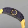 Top-grade watches 02039 Swiss Replica Richard Mille RM 35-02 Watch For Men – Skeleton Dial, Yellow Rubber Strap, Luxury Sport Design