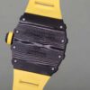 Top-grade watches 02039 Swiss Replica Richard Mille RM 35-02 Watch For Men – Skeleton Dial, Yellow Rubber Strap, Luxury Sport Design