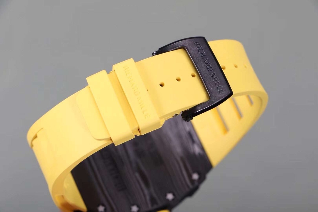Top-grade watches 02039 Swiss Replica Richard Mille RM 35-02 Watch For Men – Skeleton Dial, Yellow Rubber Strap, Luxury Sport Design