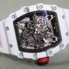 Richard Mille watch  RM 027-02 white strap Tourbillon