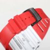 RM 035-01 Rafael Nadal White NTPT on Red Rubber Strap
