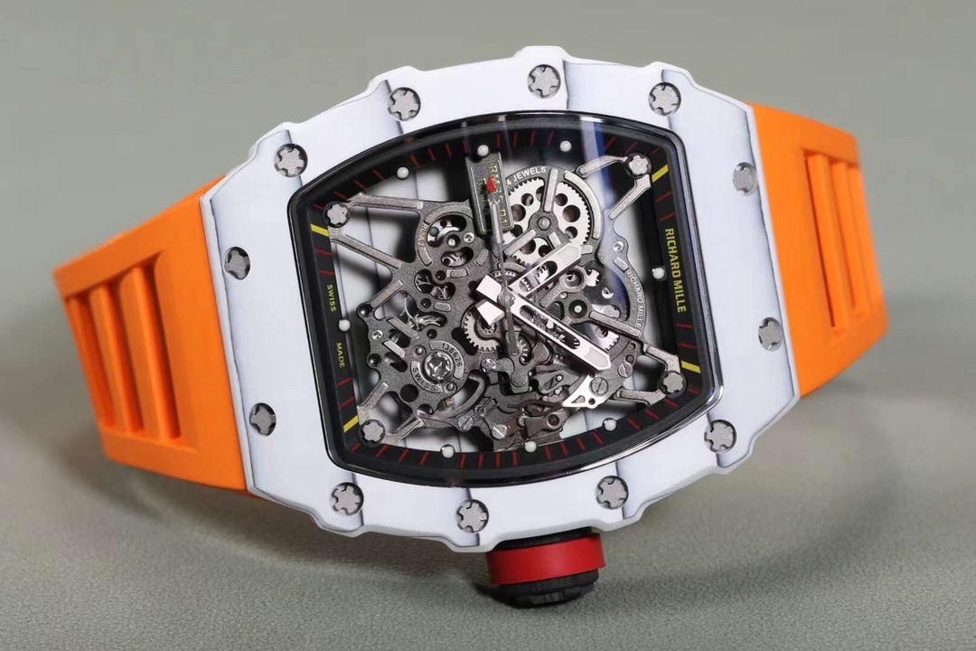 RM 027-02 Tourbillon Rafael Nadal White NTPT on Orange