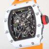 RM 027-02 Tourbillon Rafael Nadal White NTPT on Orange