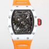 RM 027-02 Tourbillon Rafael Nadal White NTPT on Orange