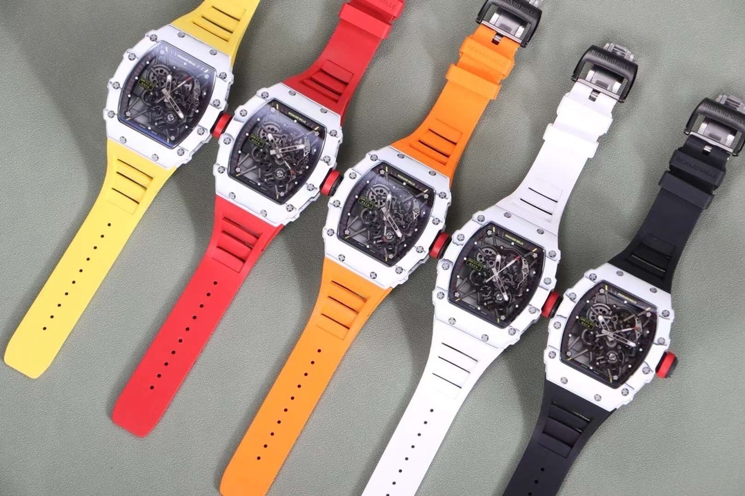 RM 027-02 Tourbillon Rafael Nadal White NTPT on Orange